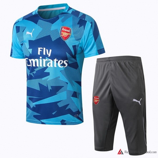 Camiseta Entrenamiento Arsenal Conjunto Completo 2017-2018 Azul